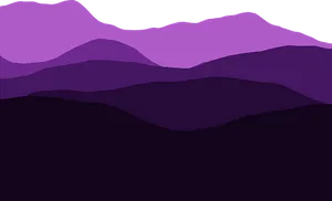 Abstract Purple Mountain Layers PNG image