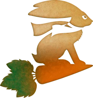 Abstract Rabbit Art