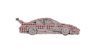 Abstract Race Car Design