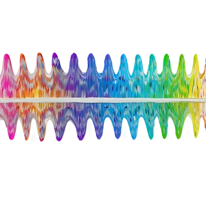 Abstract Rainbow Wavy Lines Png Psv33 PNG image