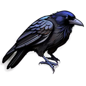 Abstract Raven Design Png Bip PNG image