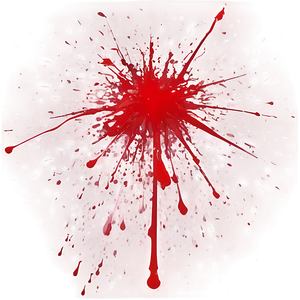 Abstract Red Blob Splatter PNG 36 PNG