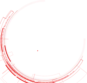 Abstract Red Circle Design PNG image