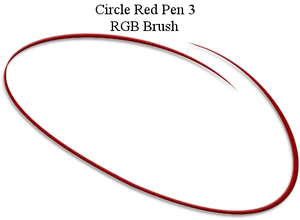 Abstract Red Circleon Black Background PNG image
