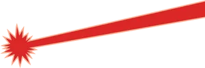 Abstract Red Comet Graphic PNG