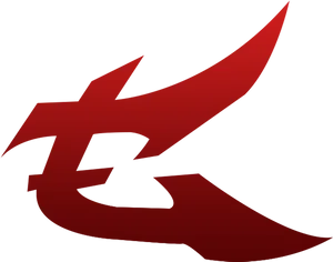 Abstract Red Eagle Logo PNG image