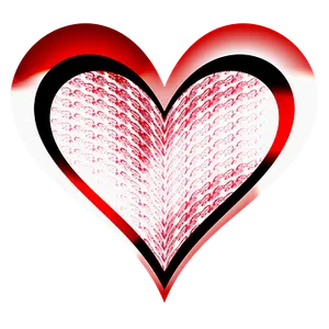 Abstract Red Heart Design
