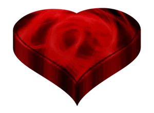 Abstract Red Heart Design