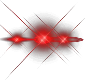Abstract Red Light Intersection Art PNG image