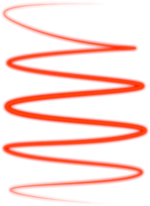 Abstract Red Light Swirls PNG image