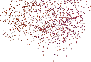 Abstract Red Particles Background