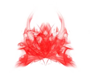 Abstract Red Smoke Art PNG image