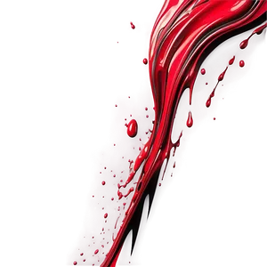 Abstract Red Splash Art PNG 06202024 PNG