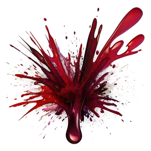 Abstract Red Splash Art PNG 59 PNG