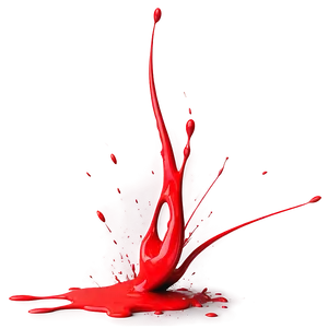 Abstract Red Splatter Splash PNG 06132024 PNG