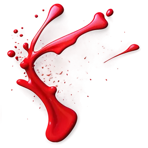 Abstract Red Splatter Splash PNG 06132024 PNG