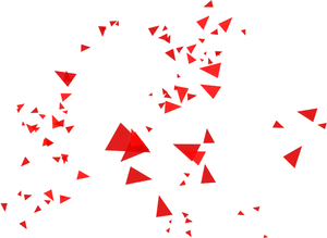 Abstract Red Triangles Pattern PNG image