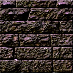 Abstract Rock Wall PNG Blk
