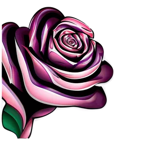 Abstract Rose Vector Creation Png 06262024 PNG image