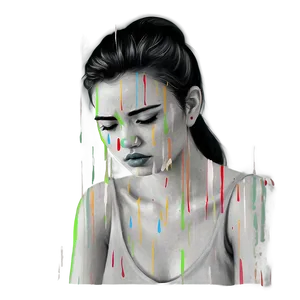 Abstract Sad Person Art PNG Lhd94 PNG