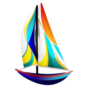Abstract Sailboat Art PNG 55 PNG