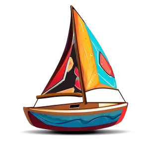 Abstract Sailboat Art PNG Lyw PNG
