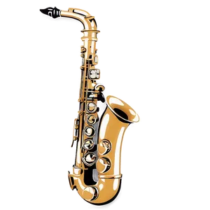 Abstract Saxophone Art Png 42 PNG image