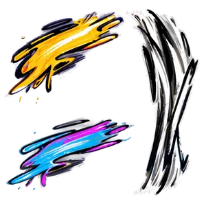 Abstract Scribble Brushes Png 06202024 PNG image