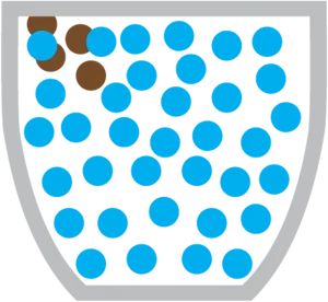 Abstract Shieldwith Circles Pattern PNG image