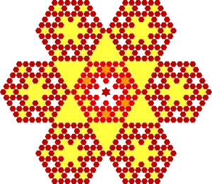 Abstract Sierpinski Triangle Pattern