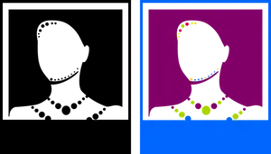 Abstract Silhouette Beauty
