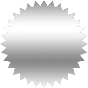 Abstract Silver Starburst Background PNG image