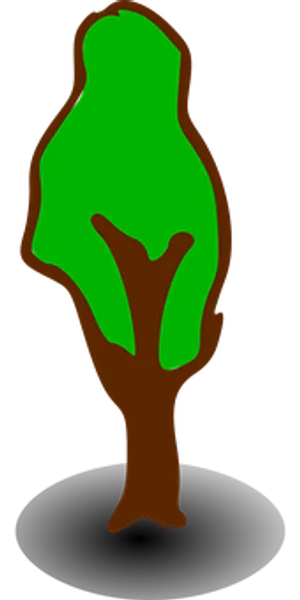 Abstract Simple Tree Illustration