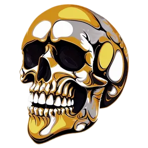 Abstract Skull Face Graphic Png Ifp68 PNG image