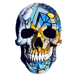 Abstract Skull Face Graphic Png Rhi PNG image