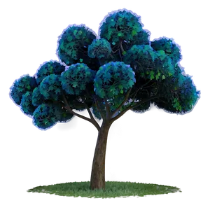 Abstract Small Tree PNG 13