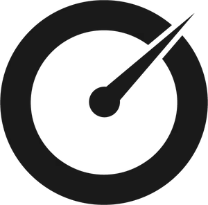 Abstract Speedometer Logo Design PNG