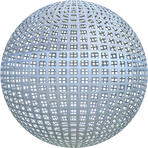 Abstract Spherical Grid Texture PNG image