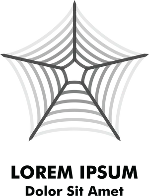 Abstract Spider Web Design PNG image