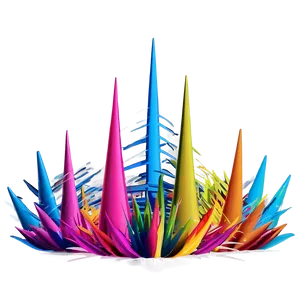 Abstract Spikes Illustration Png Tbu84 PNG image