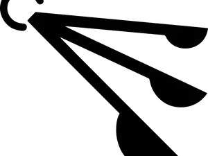 Abstract Spoonand Fork Silhouette PNG