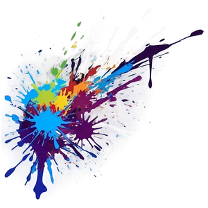 Abstract Spray Splatter Design Png Ffr PNG image