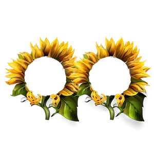 Abstract Sunflower Art Png Xgm PNG image