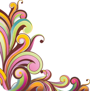 Abstract Swirl Design Background PNG image