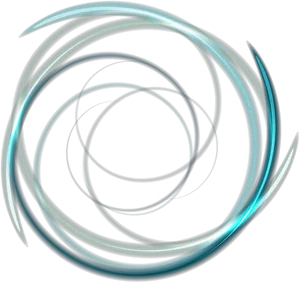 Abstract Swirling Circles Art PNG image