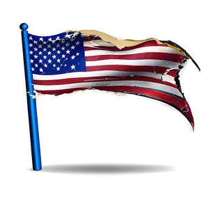Abstract Tattered Flag PNG 69