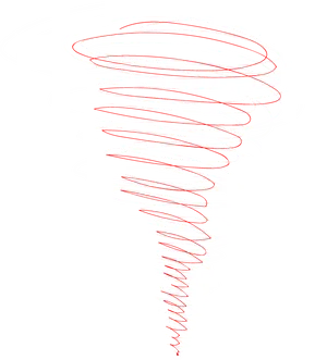 Abstract Tornado Sketch