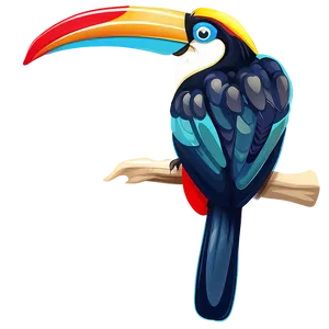 Abstract Toucan Graphic PNG Kig PNG