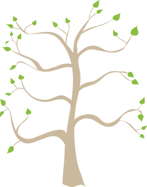 Abstract Tree Artwork PNG