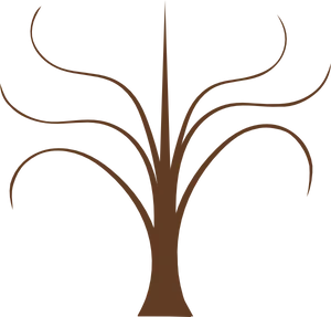 Abstract Tree Branch Design PNG image